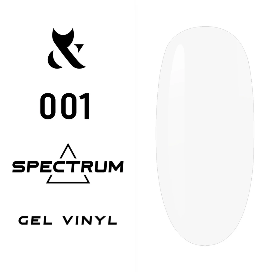 Гель-лак FOX Gel-polish Gold Spectrum 001 білий, емаль 7 мл