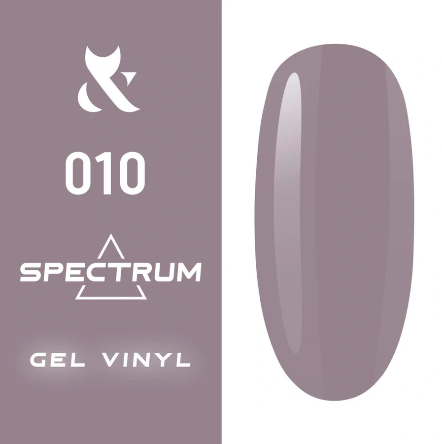 Гель-лак FOX Gel-polish Gold Spectrum 010 тьмяно-лавандовий, емаль 7 мл