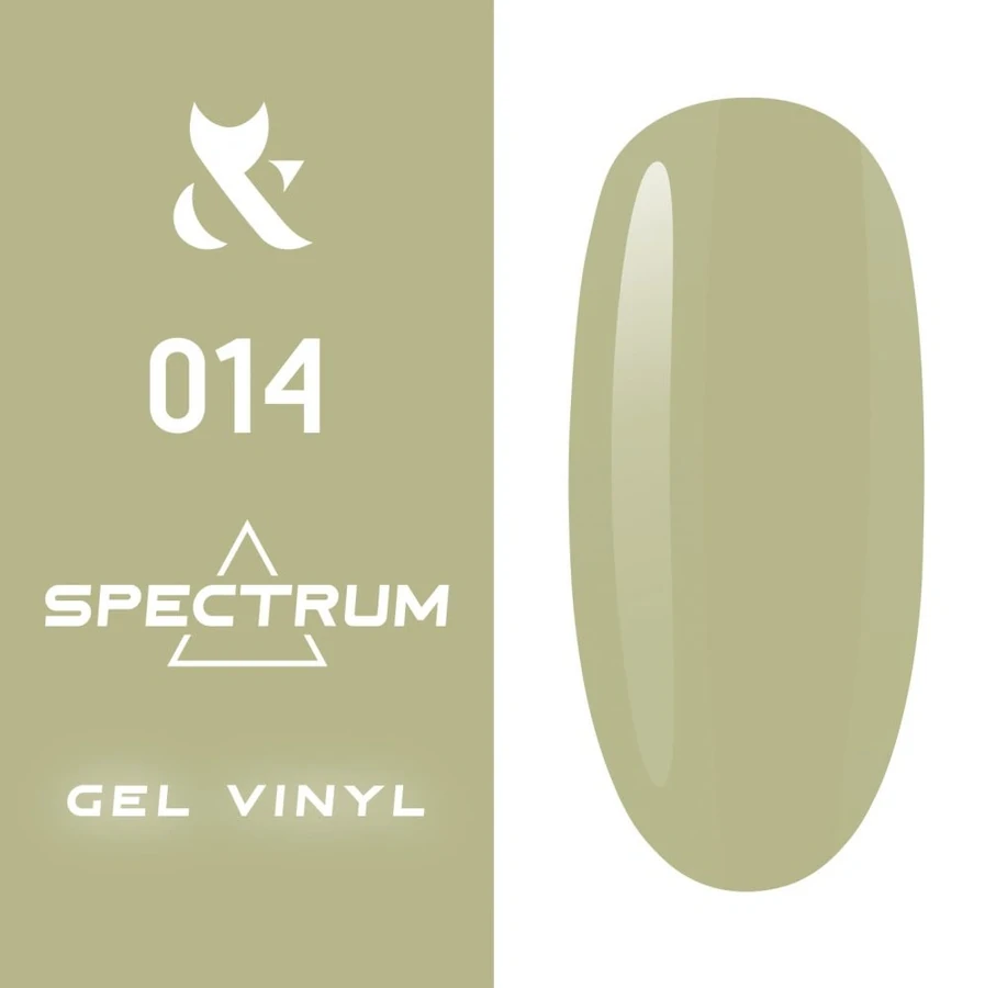 Гель-лак FOX Gel-polish Gold Spectrum 014 оливковий, емаль 7 мл
