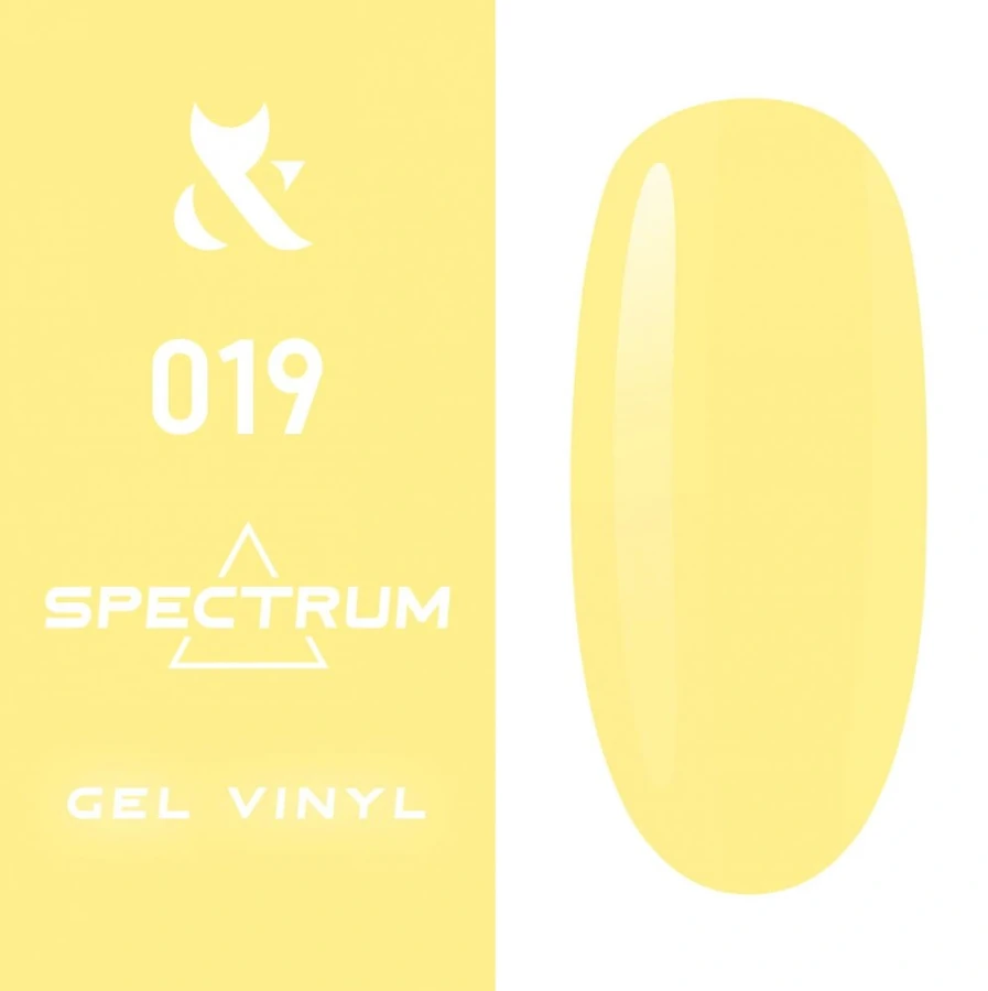 Гель-лак FOX Gel-polish Gold Spectrum 019 світло-жовтий, емаль 7 мл