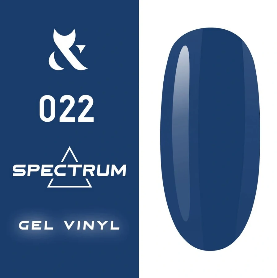 Гель-лак FOX Gel-polish Gold Spectrum 022 синій, емаль 7 мл