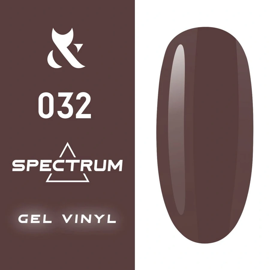 Гель-лак FOX Gel-polish Gold Spectrum 032 світло-коричневий, емаль 7 мл