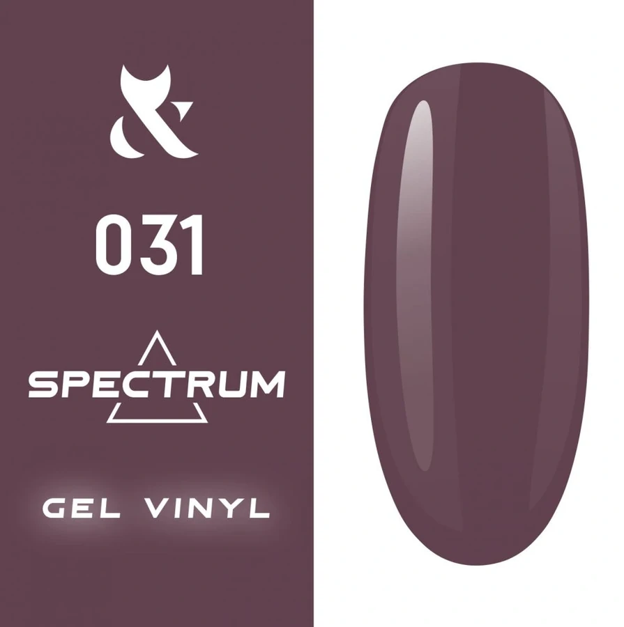 Гель-лак FOX Gel-polish Gold Spectrum 031 пилово-бордовий, емаль 7 мл