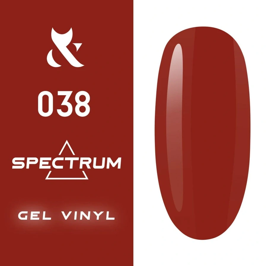 Гель-лак FOX Gel-polish Gold Spectrum 038 червоно-малиновий, емаль 7 мл