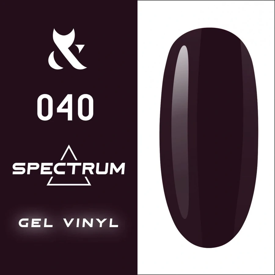 Гель-лак FOX Gel-polish Gold Spectrum 040 чорнильний, емаль 7 мл