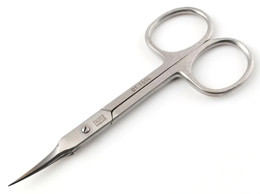 Ножиці для кутикули сатинові Zauber Cuticle Scissors 01-155L 22 мм