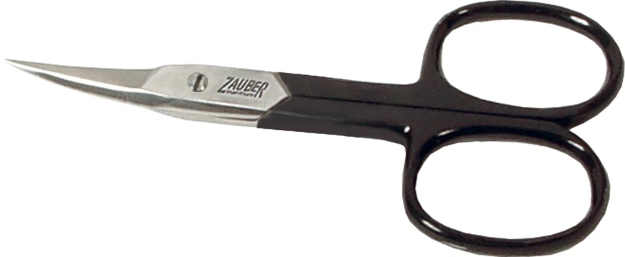 Ножиці для нігтів чорні Zauber Nail Scissors 01-172B 25 мм