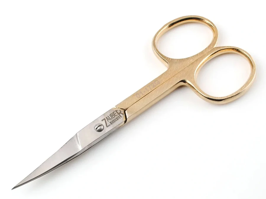 Ножиці для нігтів золоті Zauber Nail Scissors 01-172G 29 мм