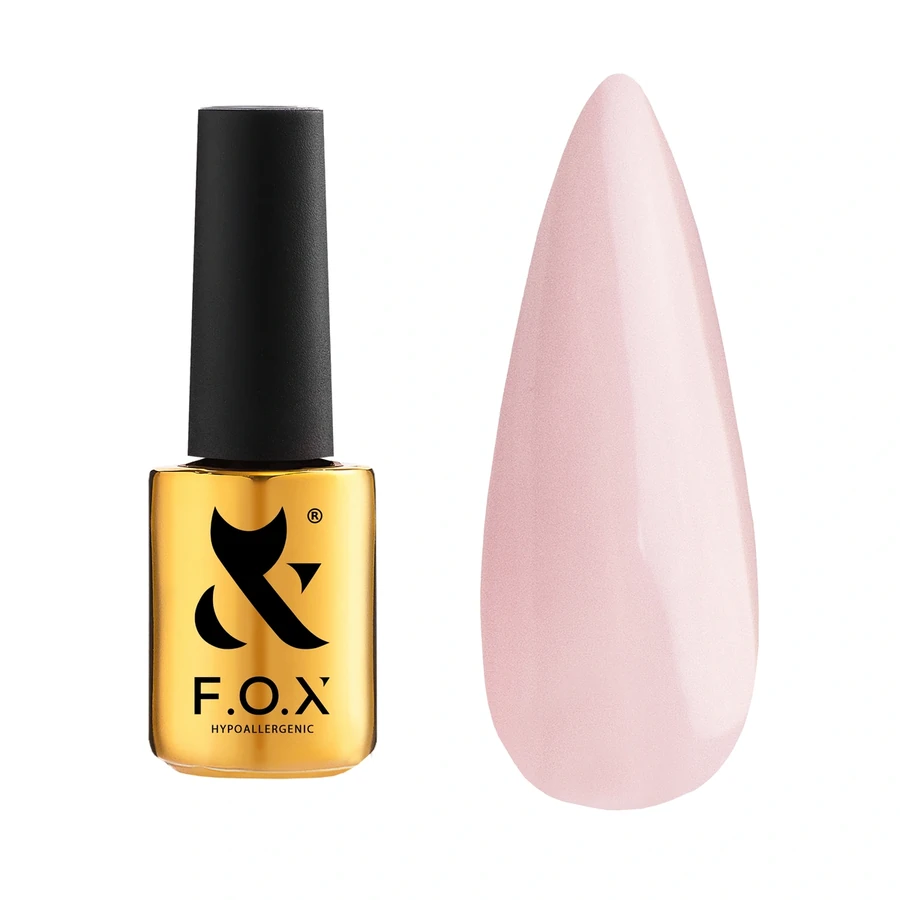 Камуфлюючий гель для зміцнення нігтів FOX 003 Smart Gel Nude нюдовий з шиммером 12 мл