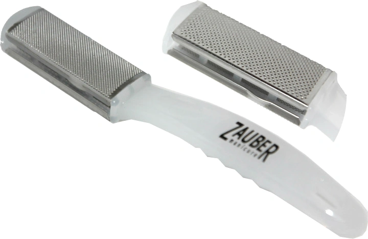 Металева двостороння терка для ніг Zauber Metal Foot Grater 04-011