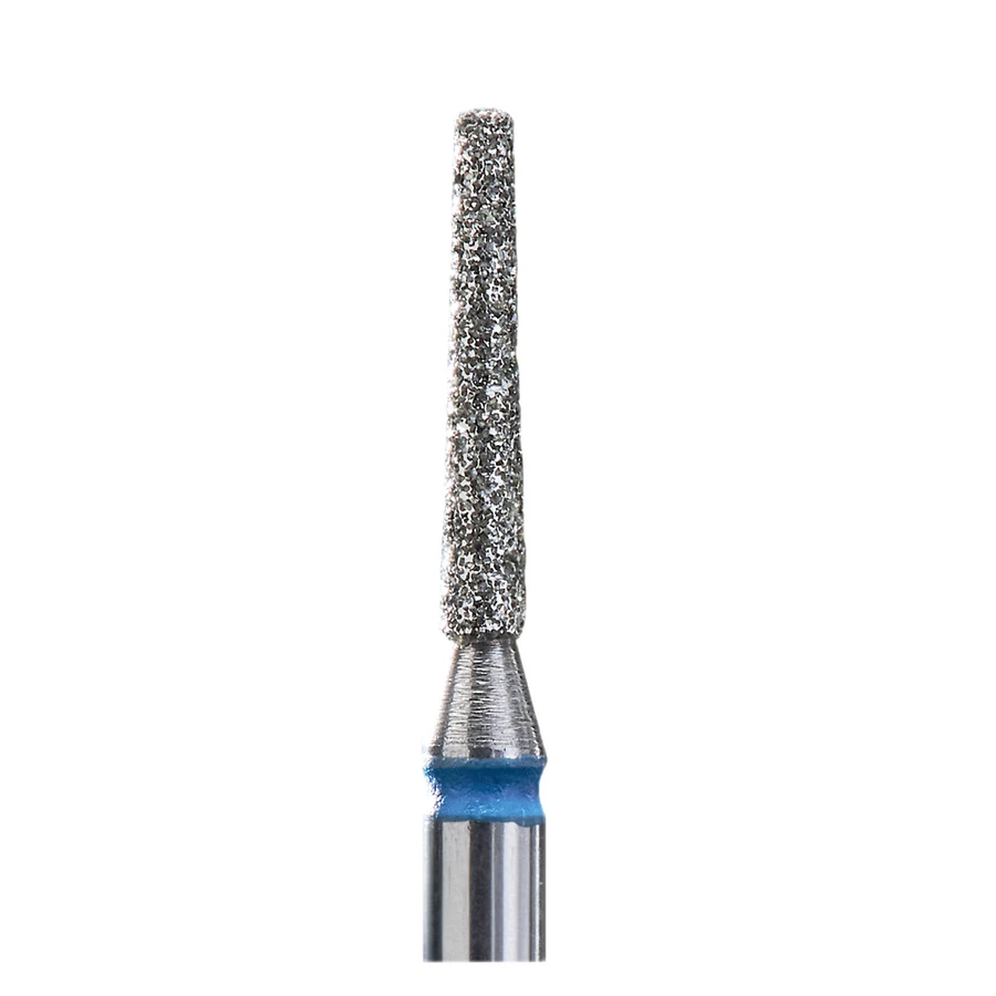 Фреза алмазна конус усічений Staleks Pro Expert Diamond Nozzle Cone синя, середній абразив 1.6 мм