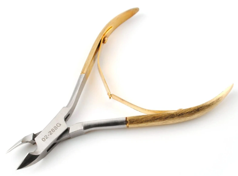 Кусачки видалення кутикули золотисті Zauber Cuticle Nippers 02-288G 10 мм