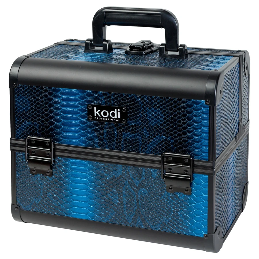 Кейс для косметики Kodi Case №37 Blue Snake синій пітон