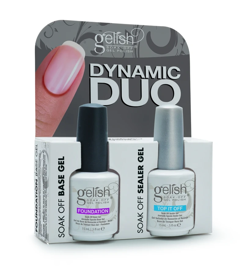 Набір базового та фінішного покриття Gelish Harmony Gelish Dynamic DUO