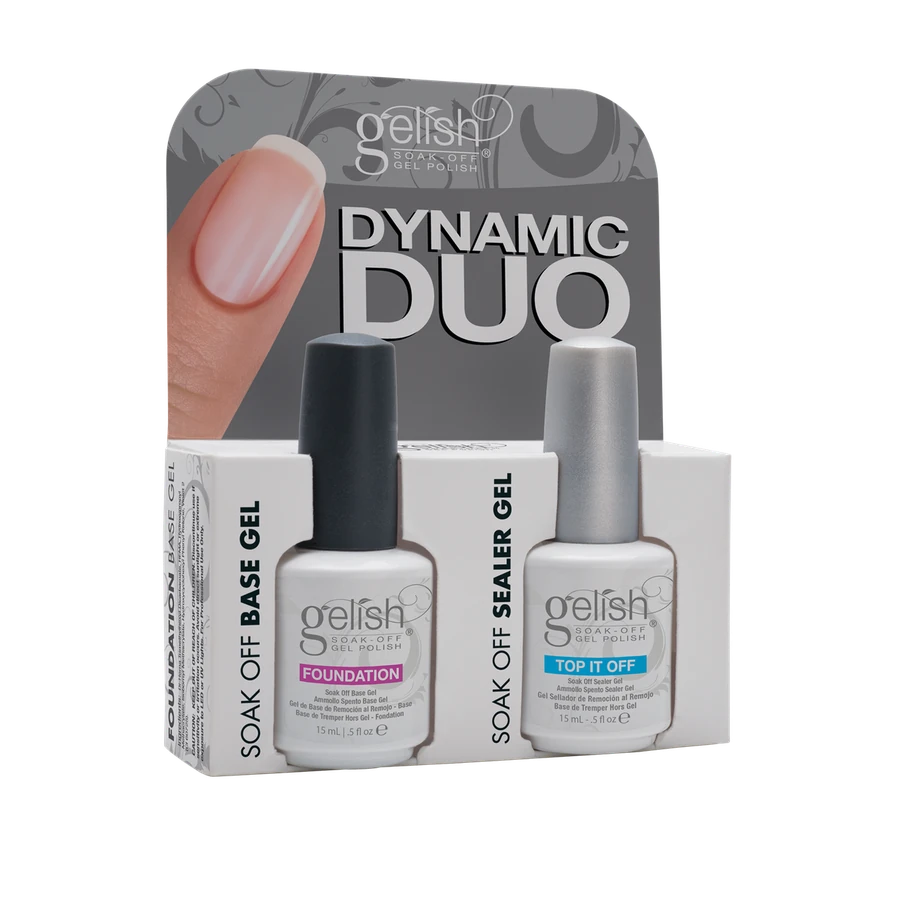 Набір базового та фінішного покриття Gelish Harmony Gelish Dynamic DUO