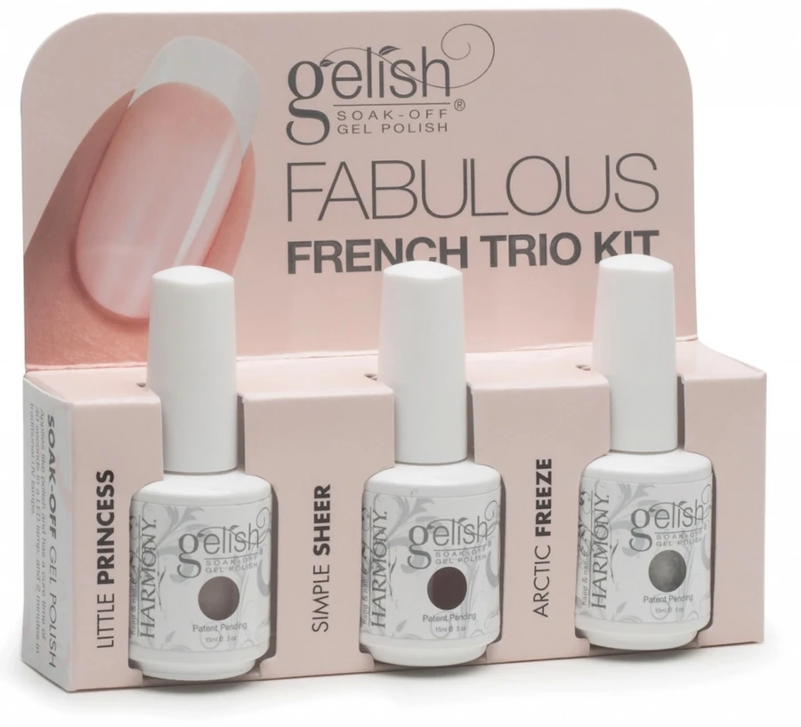 Френчовий набір Gelish Harmony Fabulous French Trio Kit #2 Ambience, Bashful, Arctic Freeze