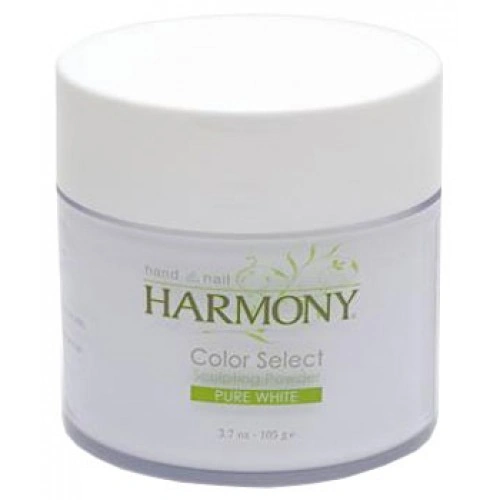 Яскраво-біла акрилова пудра Harmony Color Select Pure White Powder 105 г