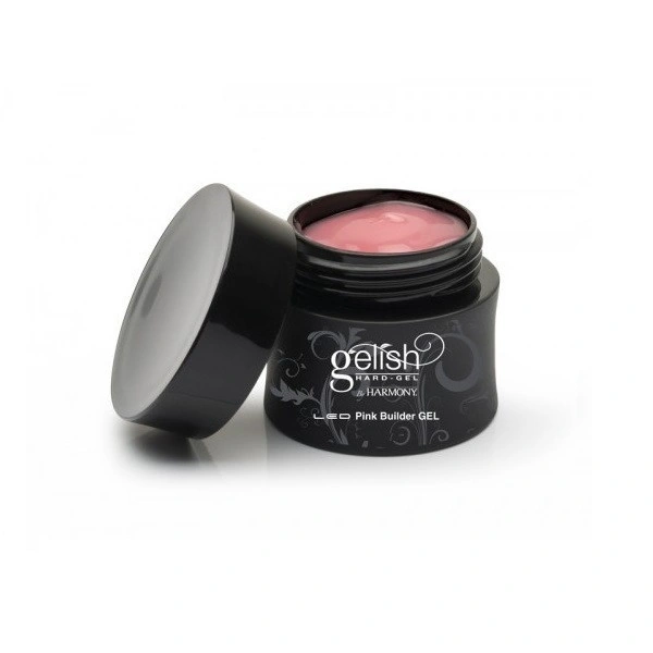 Конструюючий прозоро-рожевий гель Harmony Gelish Hard Gel Pink Builder 15 мл