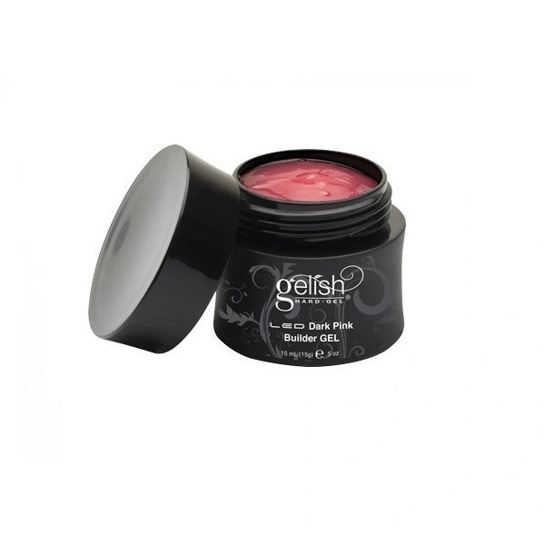 Конструюючий насичений рожевий гель Harmony Gelish Hard Dark Pink Builder Gel 15 мл