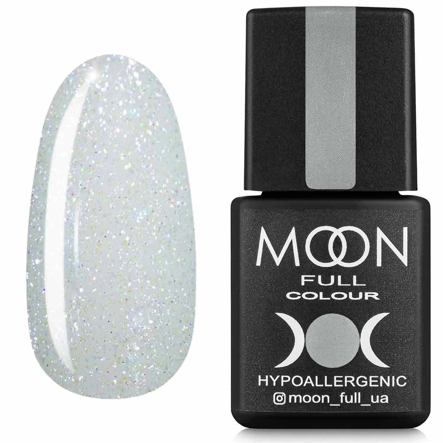 Гель-лак MOON FULL Opal Color Gel Polish №508 напівпрозорий з різнобарвним шиммером 8 мл