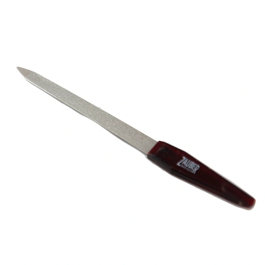 Сапфірова пилка для натуральних нігтів увігнута Zauber Sapphire Manicure Nail File 03-048 170 мм