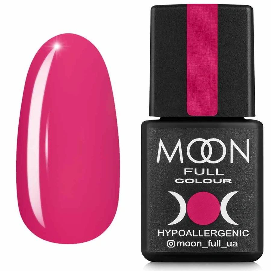 Гель-лак MOON FULL Air Nude №18 насичений рожевий вінтажний, емаль 8 мл