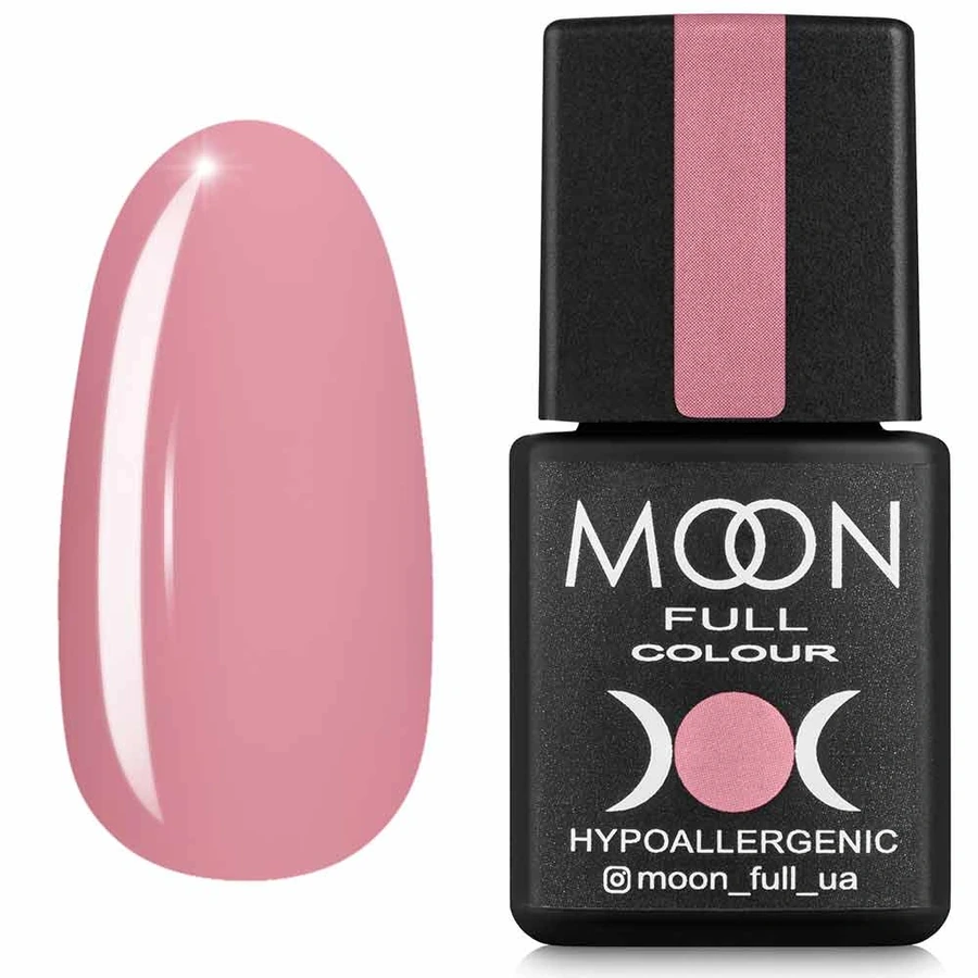 Гель-лак MOON FULL Air Nude №17 світлий рожевий вінтажний, емаль 8 мл