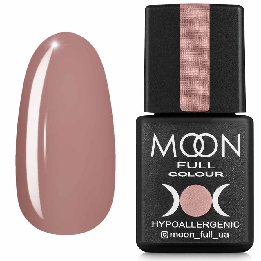 Гель-лак MOON FULL Air Nude №07 бежевий темний, емаль 8 мл