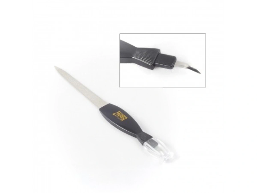 Металева пилка із сапфіровим покриттям + триммер Zauber Sapphire Nail File + Cuticle Trimmer 03-027 170 мм