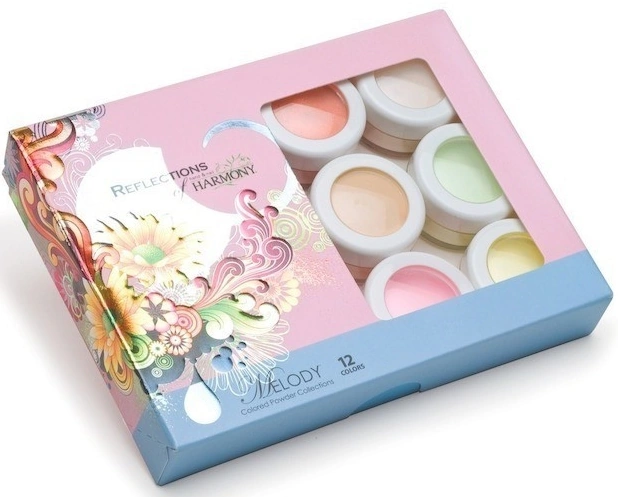 колекція пастельних відтінків Harmony Melody Colored Powder Collections