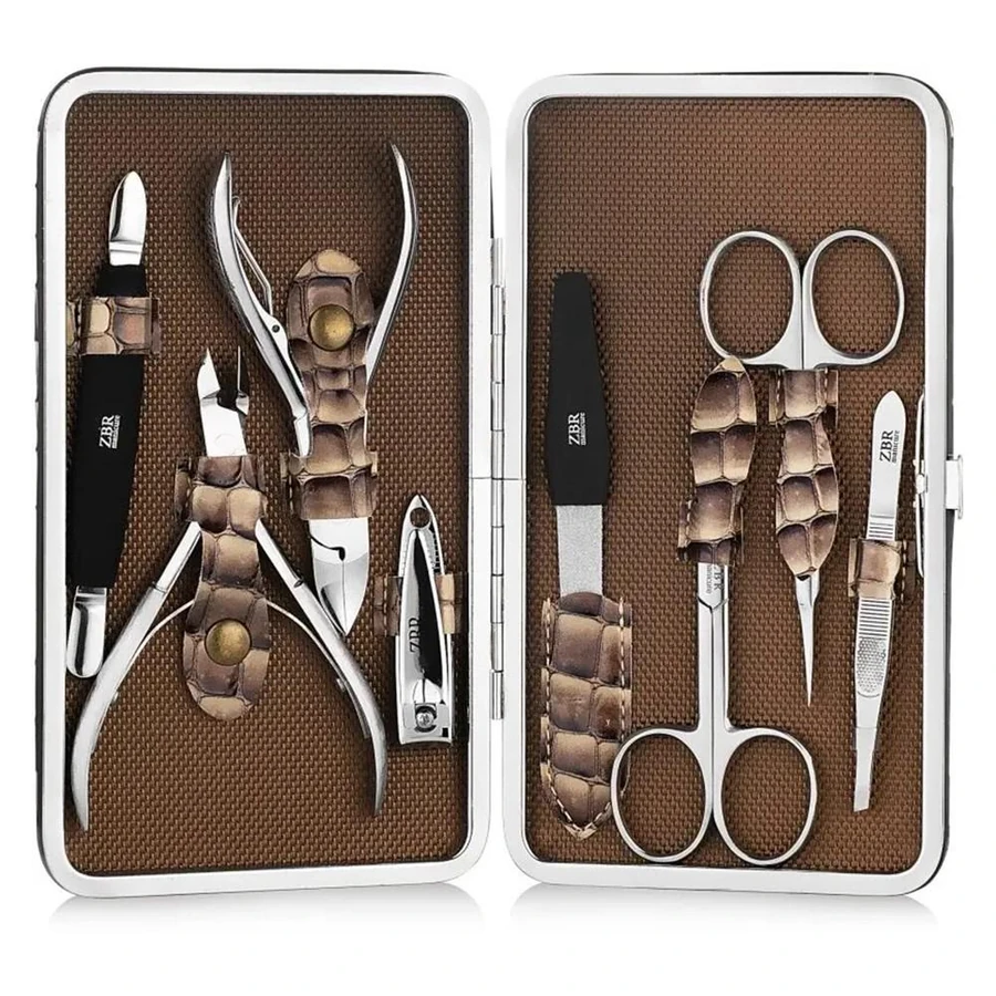 Манікюрний набір Zauber Manicure Tools Set ZBR-054 8 предметів