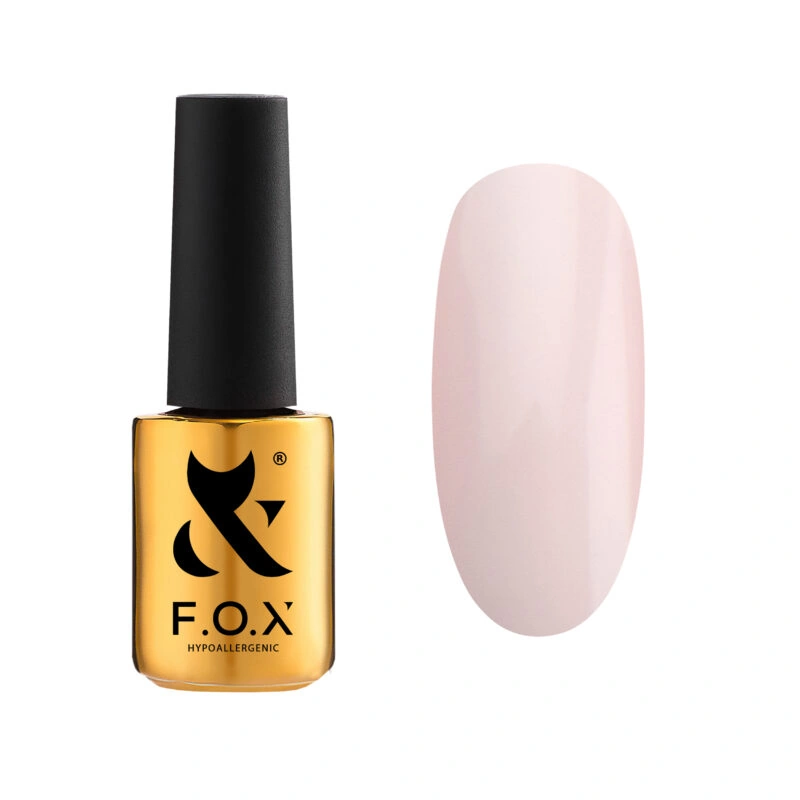 Гель-лак FOX Gel-polish Gold French Classic 002 нюдовий рожевий, емаль 7 мл