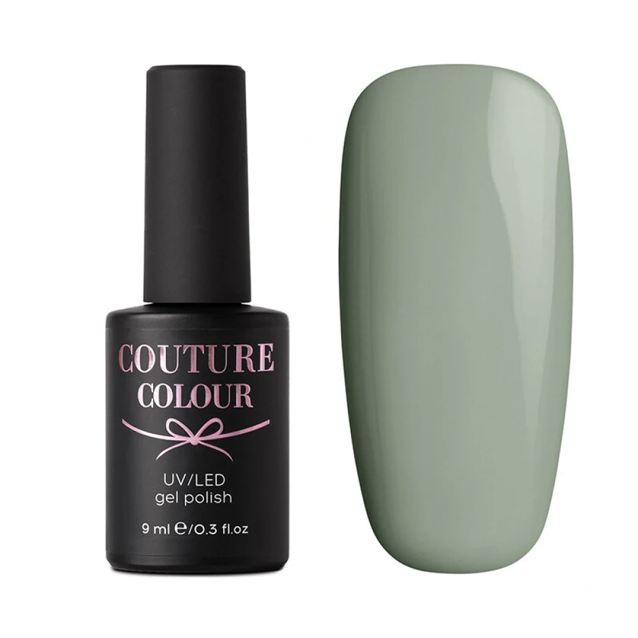 Гель-лак Couture Colour Gel Polish №153 блідий зелено-сірий, емаль 9 мл