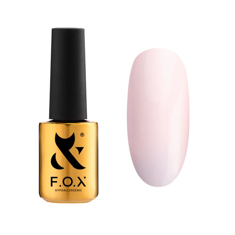 Гель-лак FOX Gel-polish Gold French Classic 004 світло-рожевий, емаль 7 мл