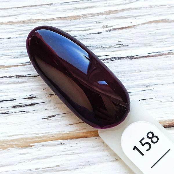Гель-лак Couture Colour Gel Polish №158 темний сливово-фіолетовий, емаль 9 мл