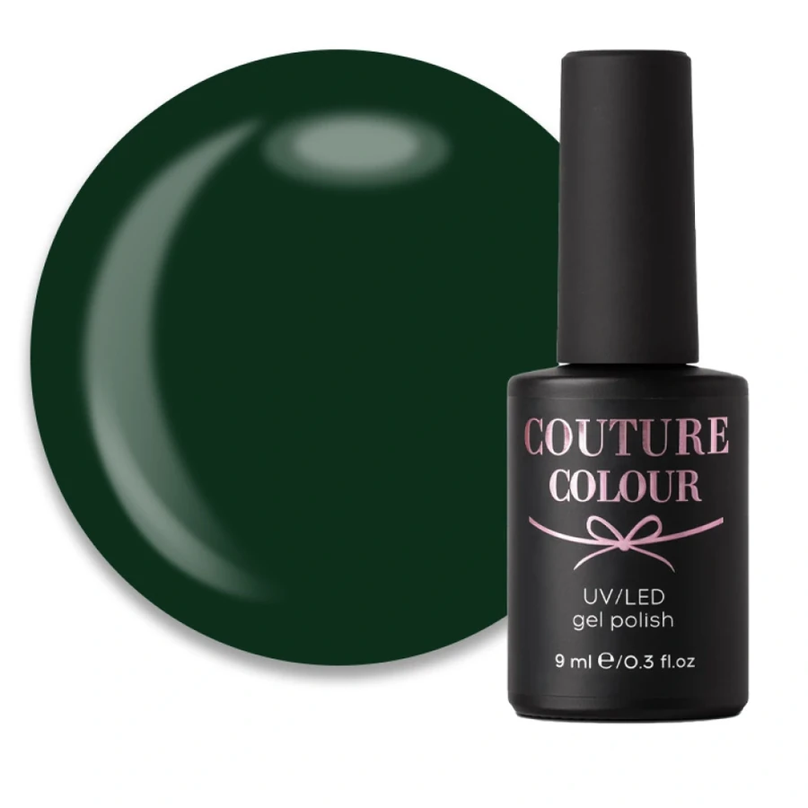 Гель-лак Couture Colour Gel Polish №159 глибокий зелений, емаль 9 мл