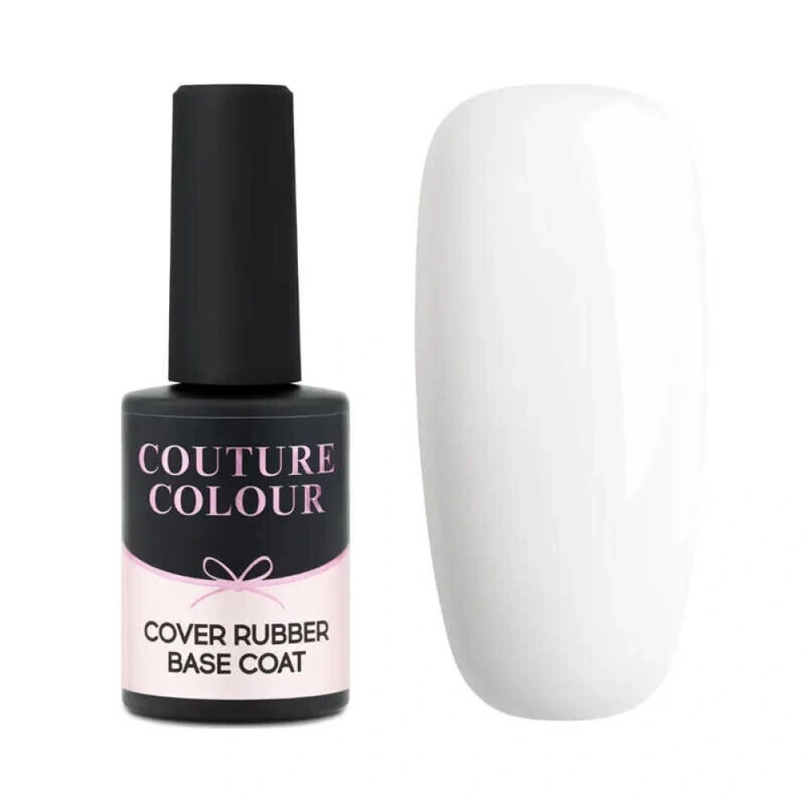База камуфлююча каучукова для гель-лаку Couture Colour Cover Rubber Base Coat 11 білий 9 мл