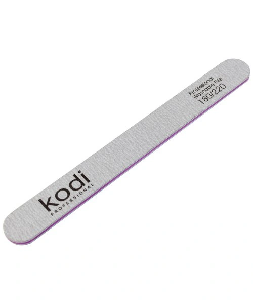 Пилка для нігтів Kodi №106 Пилка прямої форми 180/220 грит