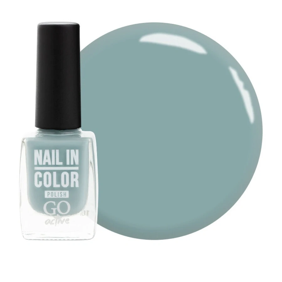 Лак для нігтів GO Active Nail in Color №20 м`ятний попіл, емаль 10 мл