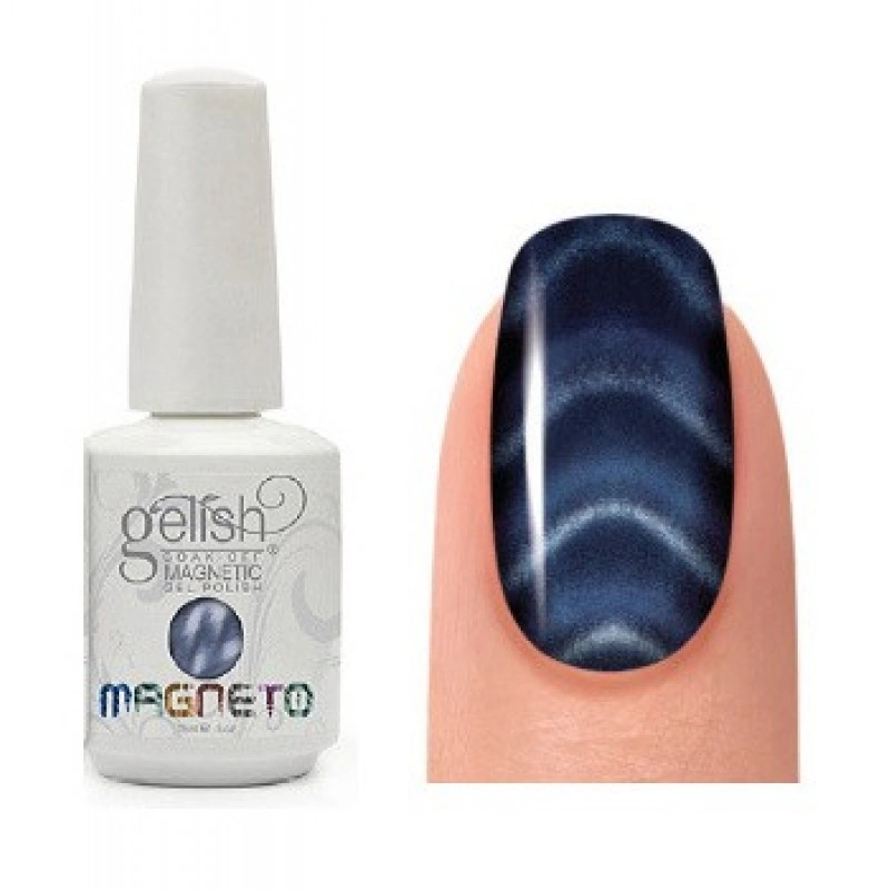 Магнітний гель-лак Harmony Gelish Magneto Inseparable Forces синій, перламутр 15 мл