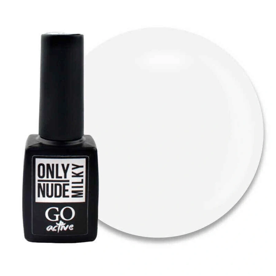 Гель-лак GO Active Gel Polish Only Nude 01 Milky молочний, емаль 10 мл