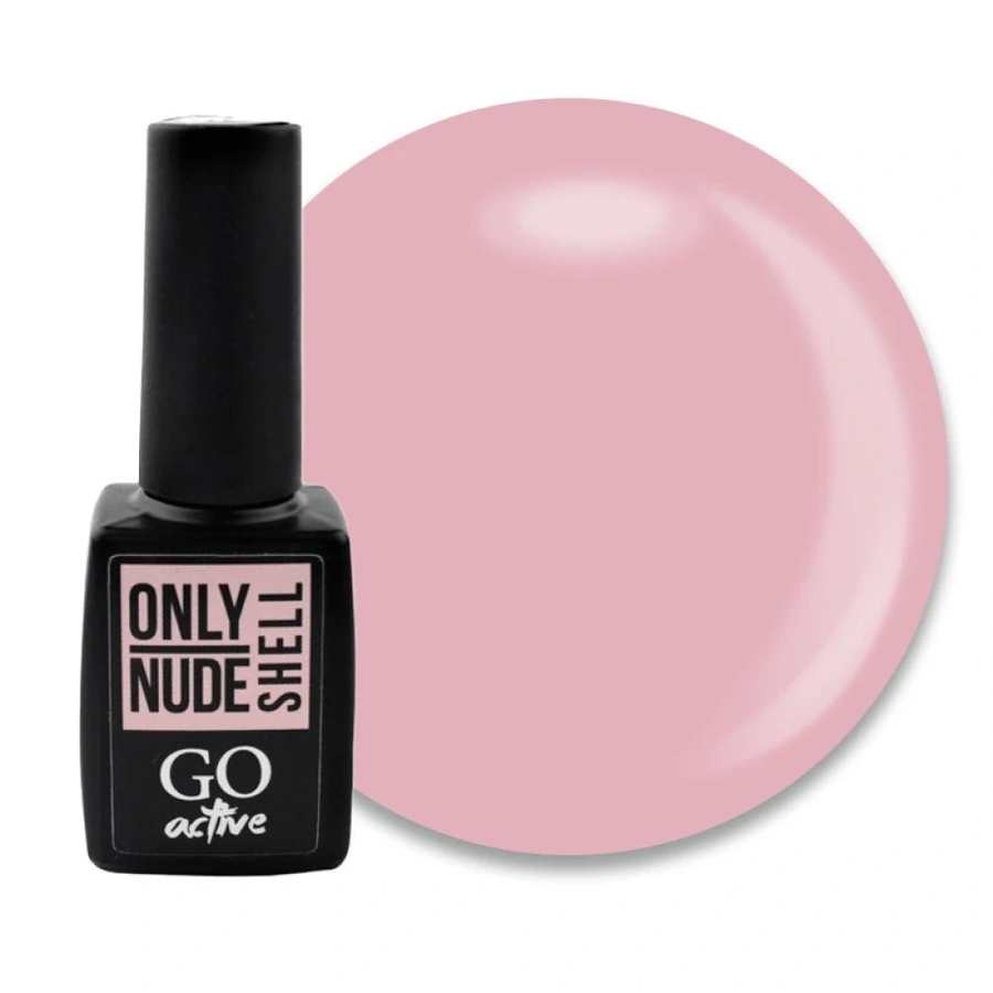 Гель-лак GO Active Gel Polish Only Nude 03 Shell рожева черепашка, емаль 10 мл