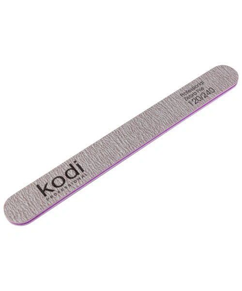 Пилка для нігтів Kodi №87 Пилка прямої форми 120/240 грит