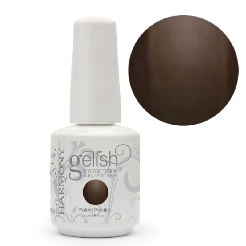 Гель-лак Harmony Gelish Strut Your Stuff темно-коричневий, емаль 15 мл