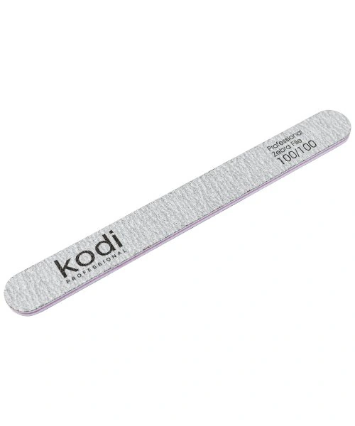 Пилка для нігтів Kodi №133 Пилка прямої форми 100/100 грит