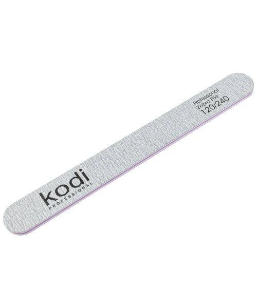 Пилка для нігтів Kodi №142 Пилка прямої форми 120/240 грит