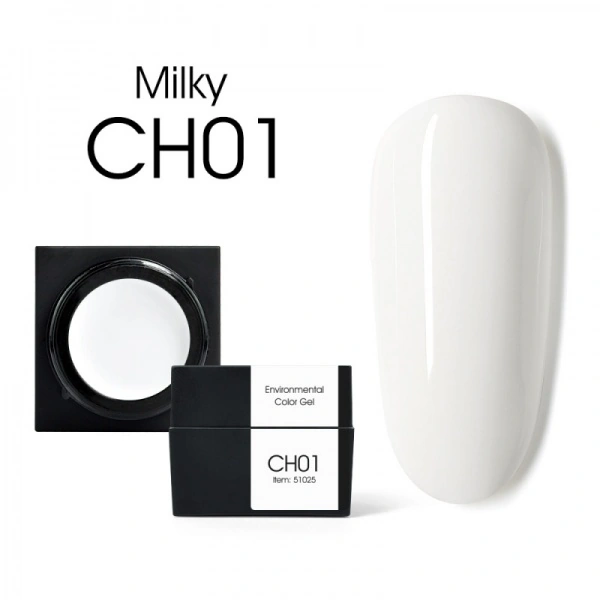 Мус-гель Canni Color Mud Gel CH01 молочний 5 мл