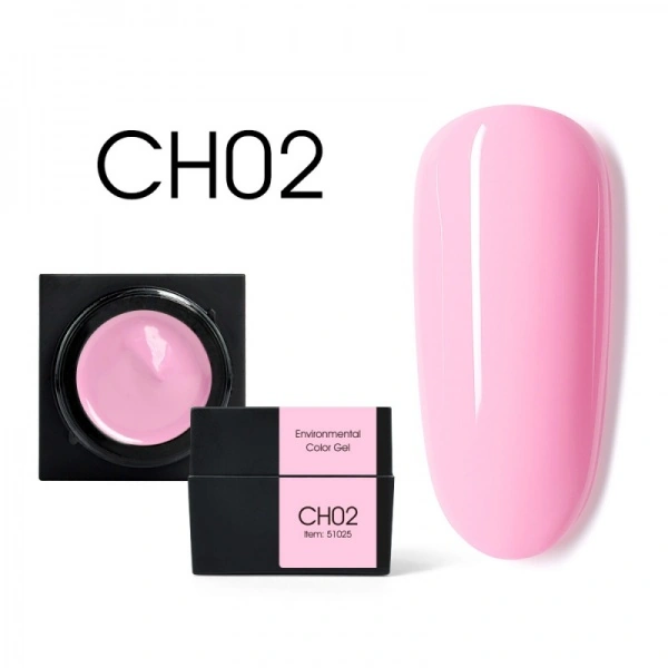 Мусс-гель Canni Color Mud Gel CH02 ніжно-рожевий 5 мл