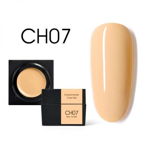 Мус-гель Canni Color Mud Gel CH07 молочно-жовтий 5 мл
