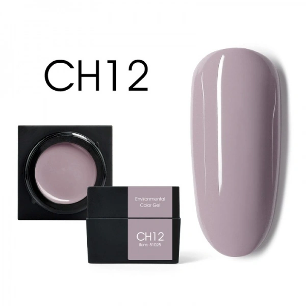 Мусс-гель Canni Color Mud Gel CH12 бежево-бузковий 5 мл
